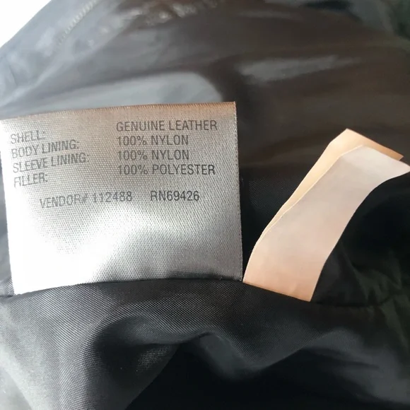 Wilsons Leather Jacket Size 2LT